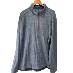 Gorp core Sporty Coastal Tommy Bahamas 1/2 zip Blue pullover, Size 2XL